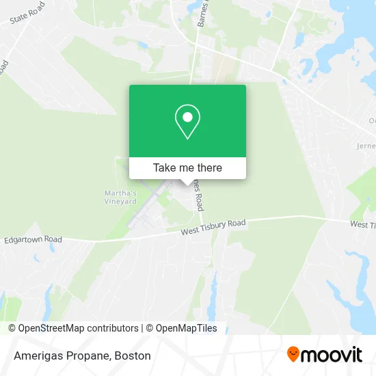 Amerigas Propane map