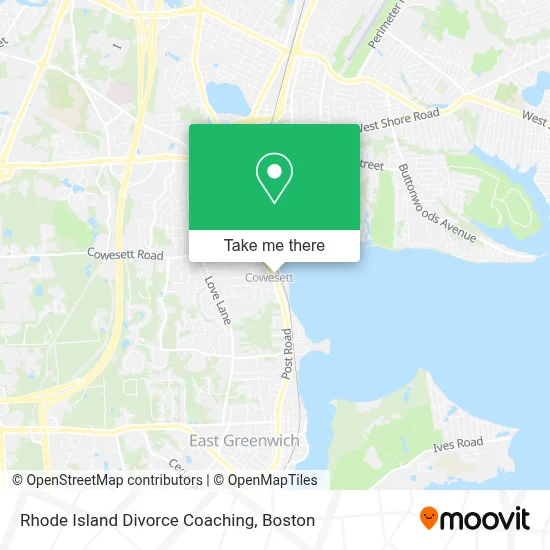 Rhode Island Divorce Coaching map