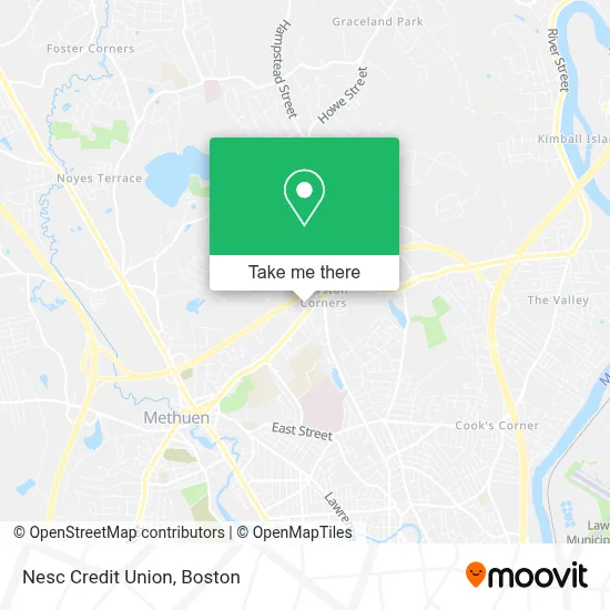 Nesc Credit Union map