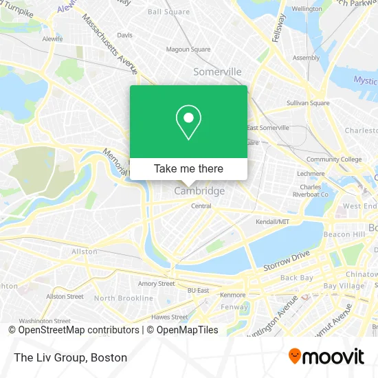 The Liv Group map