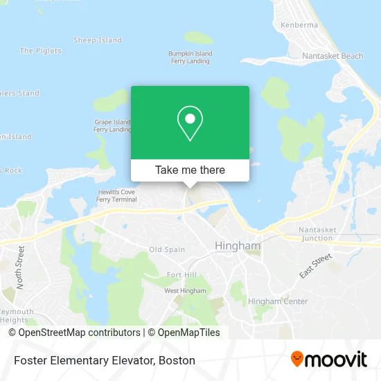 Foster Elementary Elevator map