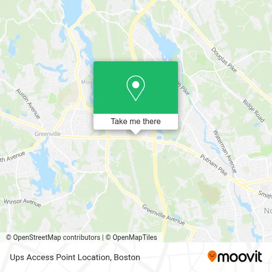 Ups Access Point Location map