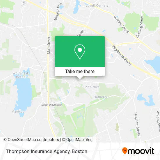 Thompson Insurance Agency map