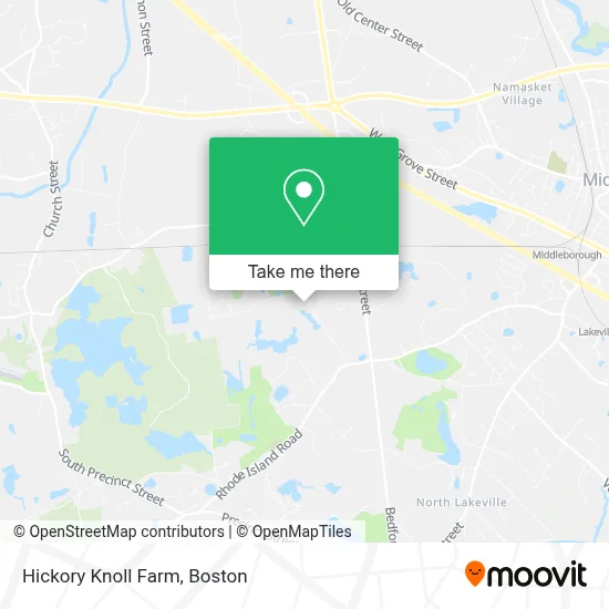 Hickory Knoll Farm map