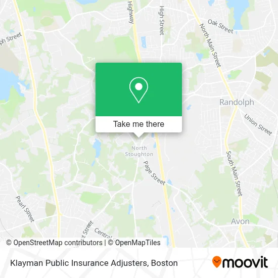 Klayman Public Insurance Adjusters map
