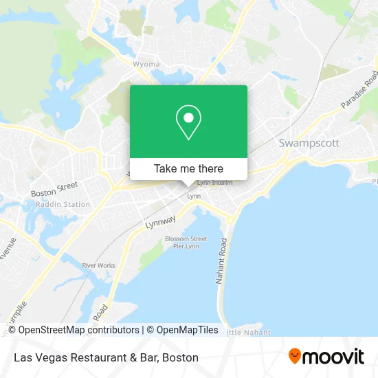 Las Vegas Restaurant & Bar map