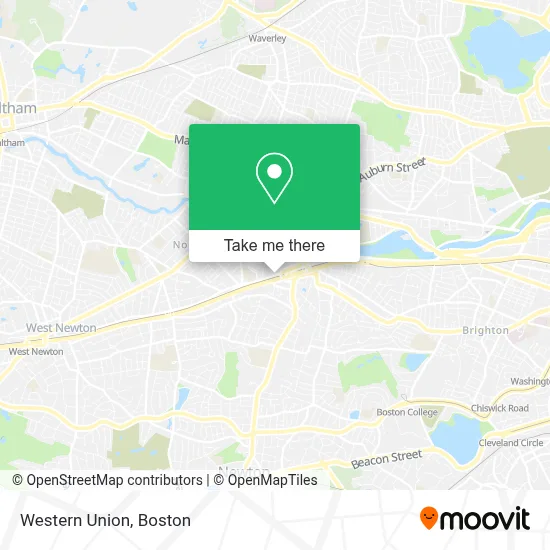 Western Union map