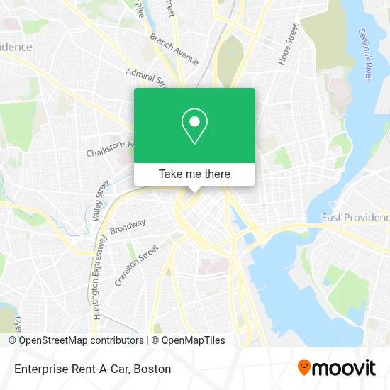 Enterprise Rent-A-Car map