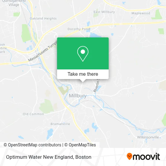 Optimum Water New England map