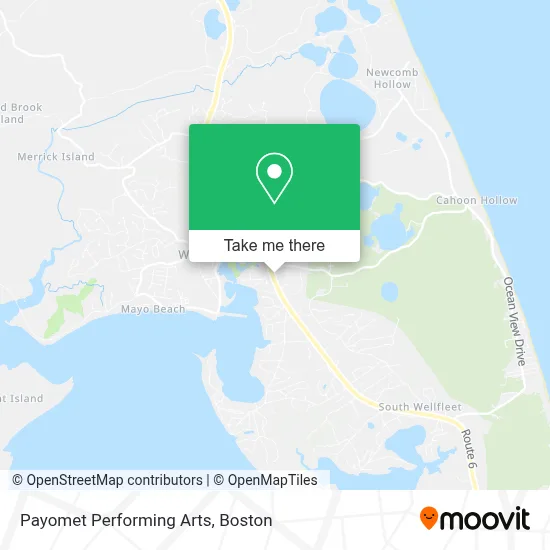Payomet Performing Arts map