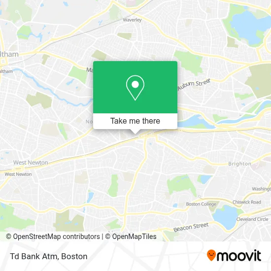Td Bank Atm map