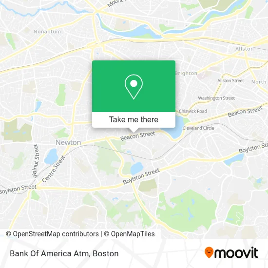 Bank Of America Atm map