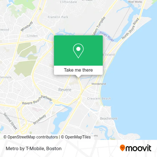 Metro by T-Mobile map