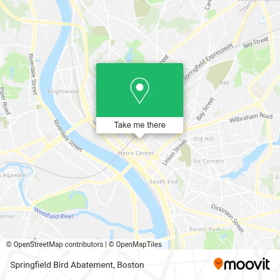 Springfield Bird Abatement map