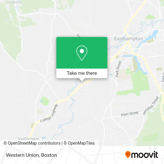 Western Union map