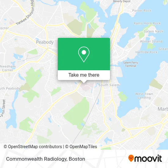 Commonwealth Radiology map