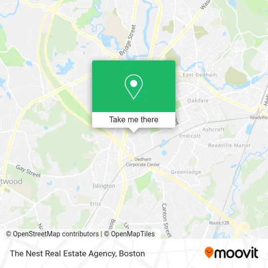 The Nest Real Estate Agency map