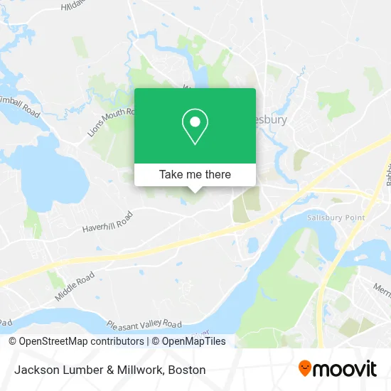 Jackson Lumber & Millwork map