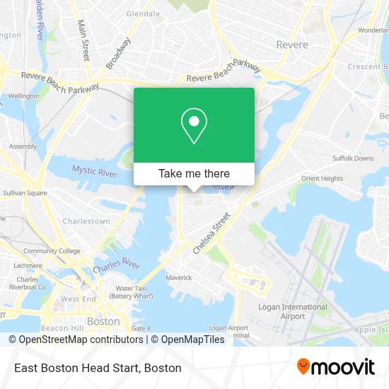 East Boston Head Start map