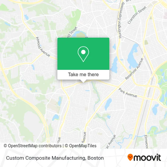 Custom Composite Manufacturing map