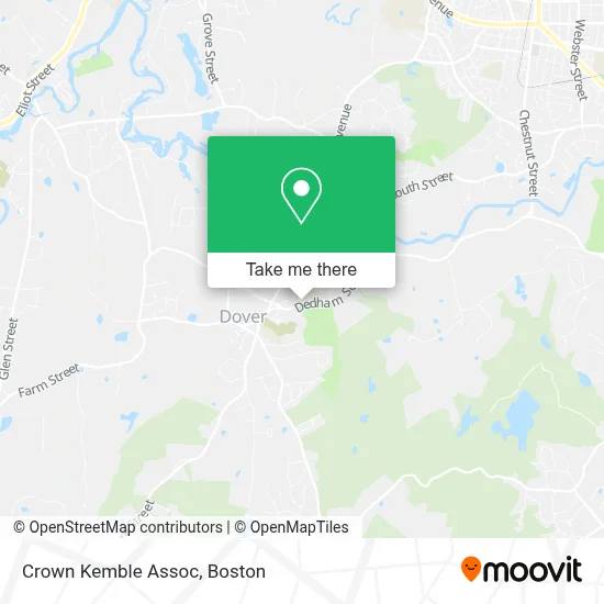 Crown Kemble Assoc map