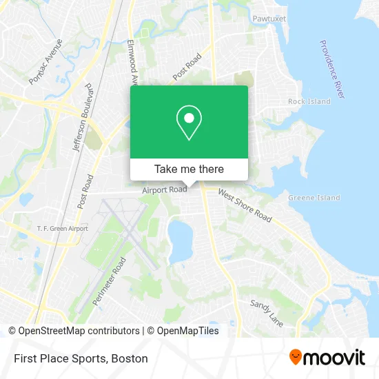 First Place Sports map