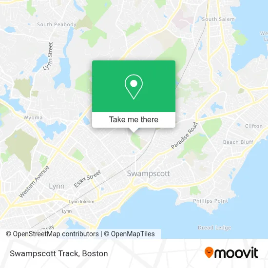 Swampscott Track map