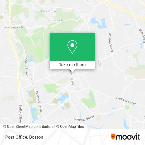 Post Office map