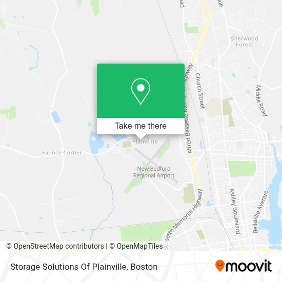 Storage Solutions Of Plainville map