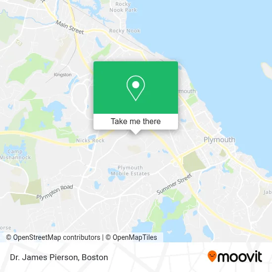 Dr. James Pierson map