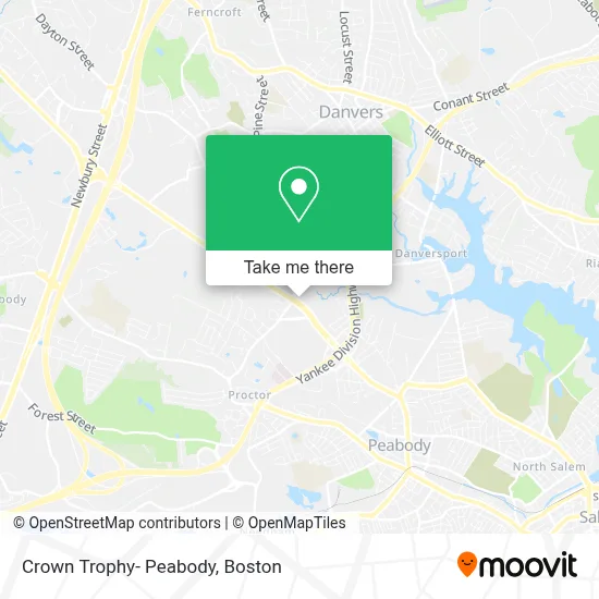 Crown Trophy- Peabody map
