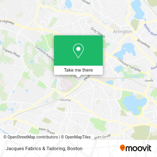 Jacques Fabrics & Tailoring map
