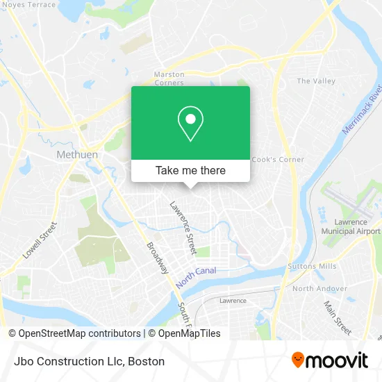 Jbo Construction Llc map