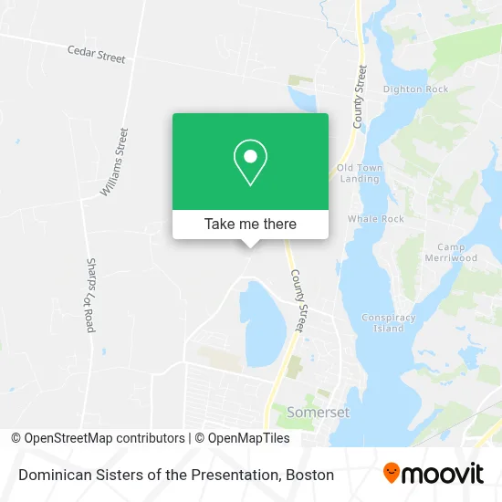Dominican Sisters Of the Presentation map