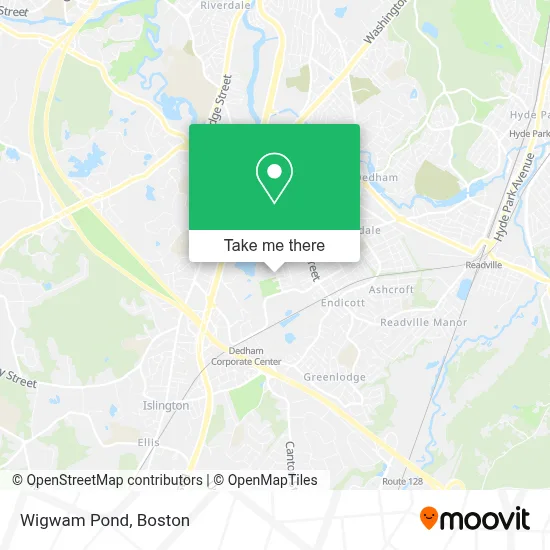 Wigwam Pond map