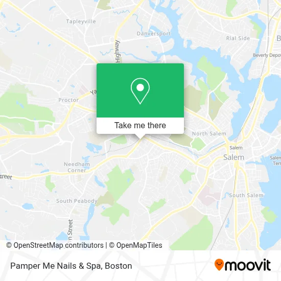 Pamper Me Nails & Spa map