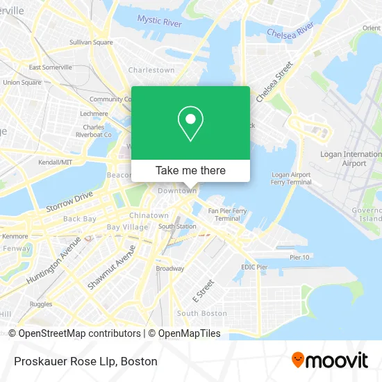 Proskauer Rose Llp map