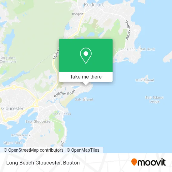 Long Beach Gloucester map