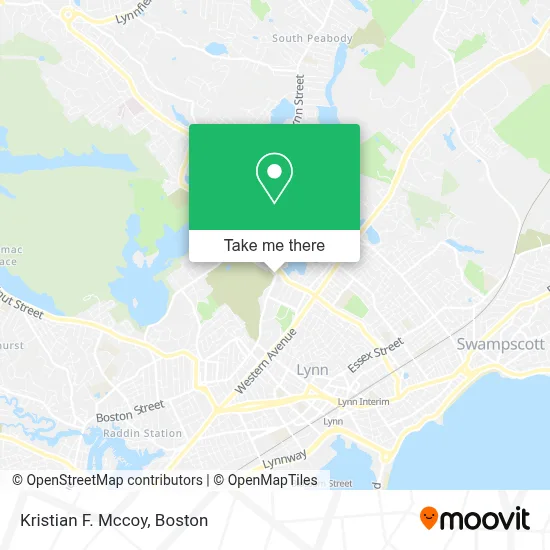 Kristian F. Mccoy map