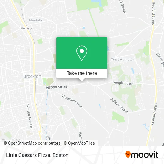 Little Caesars Pizza map