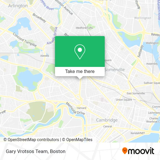 Gary Vrotsos Team map