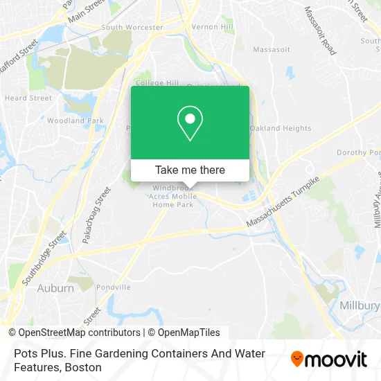 Pots Plus. Fine Gardening Containers And Water Features map