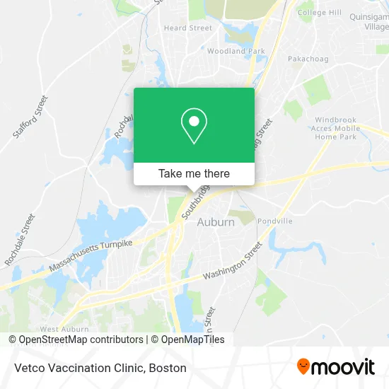 Vetco Vaccination Clinic map