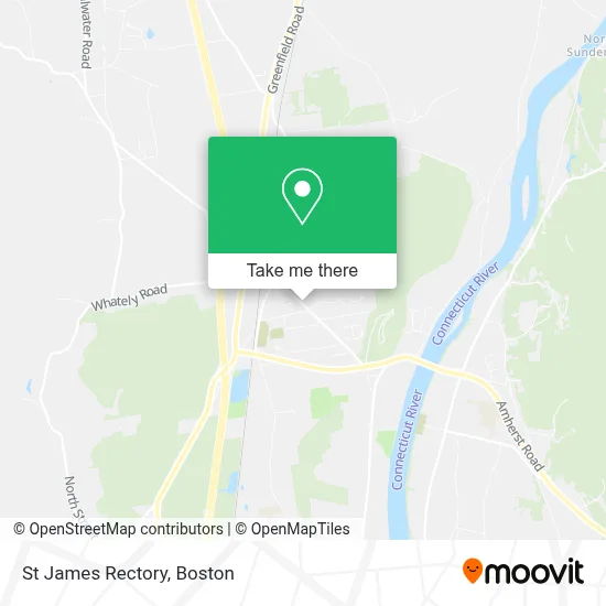 St James Rectory map