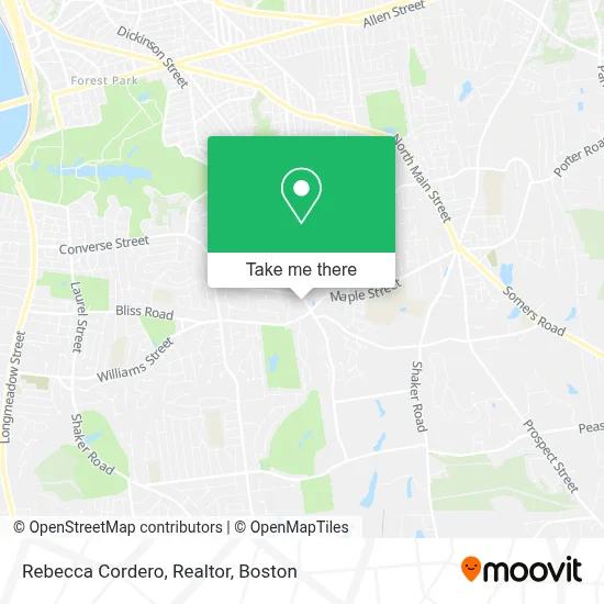 Rebecca Cordero, Realtor map