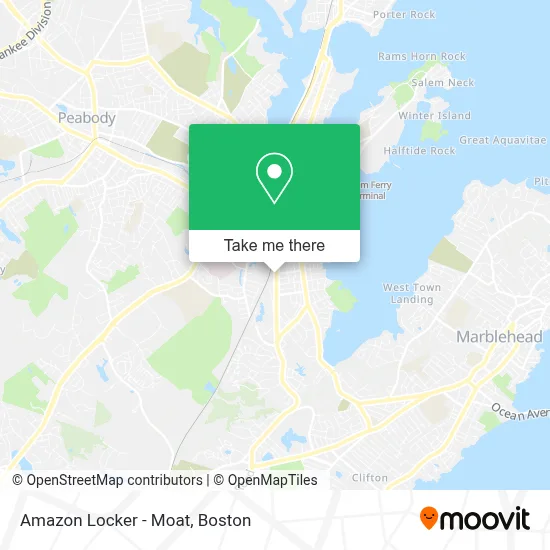 Amazon Locker - Moat map