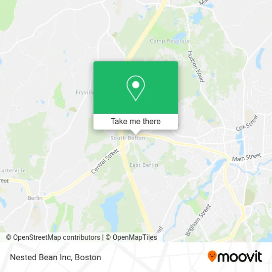Nested Bean Inc map