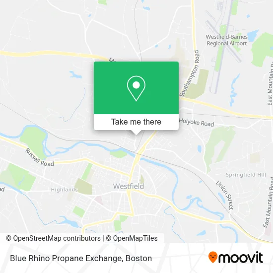 Blue Rhino Propane Exchange map