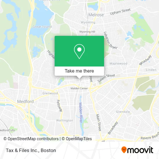 Tax & Files Inc. map