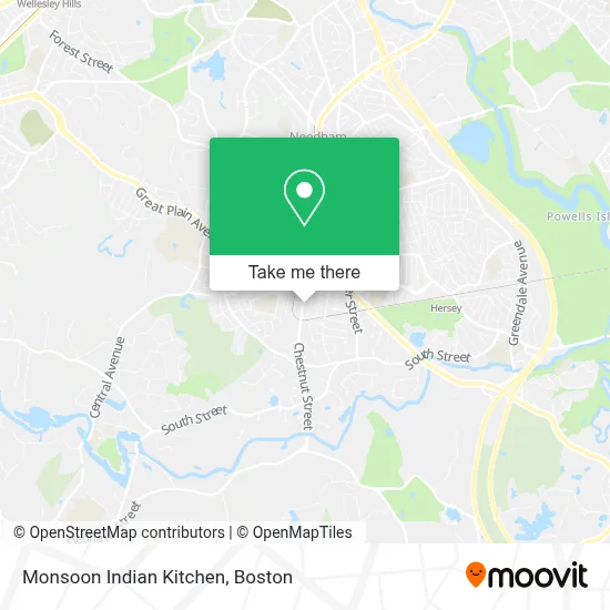 Monsoon Indian Kitchen map